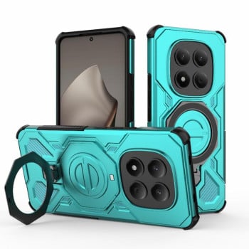 Противоударный чехол J-20 Solid Color MagSafe Magnetic для Redmi Note 15 Pro 4G Global 163.2mm — лазурный