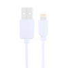 Зарядний кабель HAWEEL 1m High Speed 35 Cores 8 pin to USB для iPhone/iPad - білий