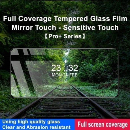 Захисне скло IMAK 9H Full Screen Film Pro+ на OnePlus Ace 3V 5G - чорне