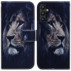 Чехол-книжка Coloured Drawing для Samsung Galaxy A34 5G - Lion