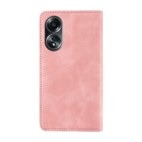 Чохол-книжка BETOPNICE Suction Anti-theft Leather для OPPO A58 4G - рожевий