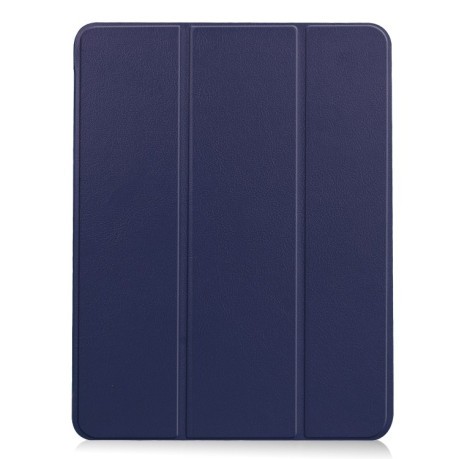 Чехол-книжка Custer Texture with stylus holder на iPad Air 10.9 2022/2020 - темно-синий