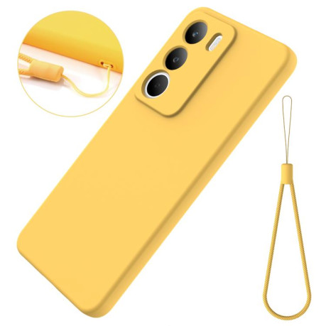 Силіконовий чохол Solid Color Liquid Silicone на Realme C71 4G - жовтий