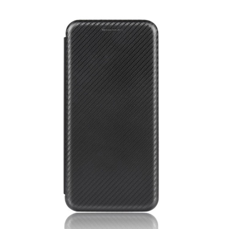 Чехол-книжка Carbon Fiber Texture на Samsung Galaxy A42 - черный