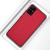 Чехол Cloth Protective для Samsung Galaxy А41 - красный