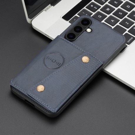 Протиударний чохол Double Buckle для Samsung Galaxy S25 5G - синій