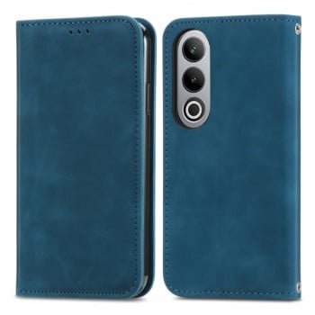 Чохол-книжка Retro Skin Feel Business Magnetic на OnePlus Nord CE4 - синій