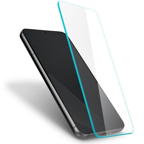 Защитное каленое стекло Spigen Glass.Tr Slim для Samsung Galaxy S23 CLEAR