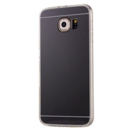 TPU Чехол Electroplating Mirror Black для Samsung Galaxy S7 Edge / G935
