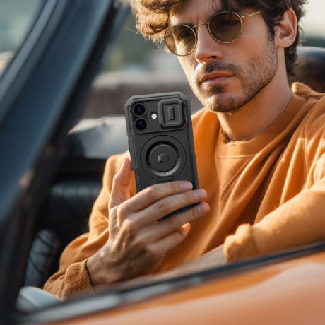 Чехол Tech-Protect Kevlar Cam на iPhone 17 - Black