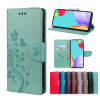 Чехол-книжка Butterfly Flower Pattern для Samsung Galaxy A53 5G - зеленый