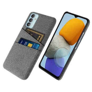 Протиударний чохол Cloth Texture with Dual Card Slots для Samsung Galaxy M23 5G - сірий