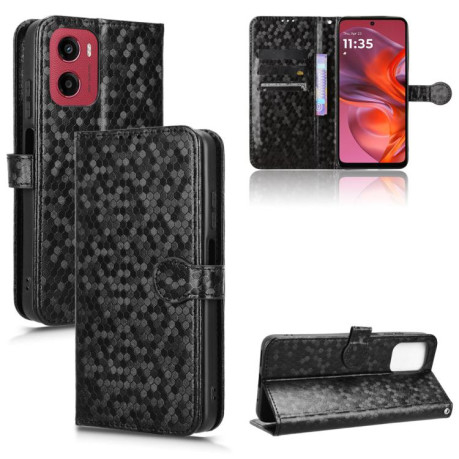 Чохол-книжка Honeycomb Dot для Motorola Moto G05/E15 - чорний