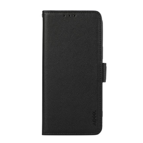 Шкіряний чохол-книжка KHAZNEH Genuine Leather RFID для Xiaomi Poco X7 Pro - чорний