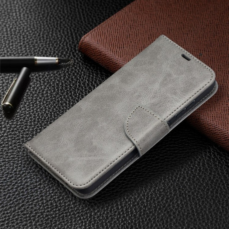 Чехол-книжка Retro Lambskin Texture для Samsung Galaxy A52/A52s - серый
