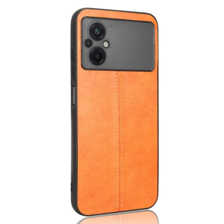 Ударозахисний чохол Sewing Cow Pattern для Xiaomi Poco M5 4G - помаранчевий