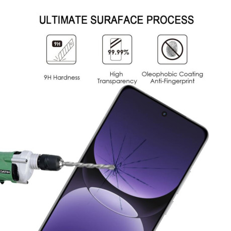 Защитное стекло 9H HD 3D Curved Edge (Full Glue) для Realme GT7 Pro