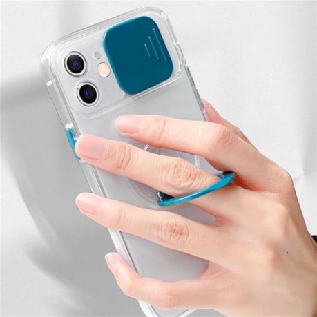 Противоударный чехол Design with Ring Holder для iPhone 11 - светло-зеленый