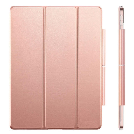 Чехол-книжка ESR Ascend с держателем для Apple Pencil на  iPad Pro 12.9 2021 - розовое золото