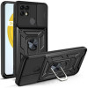 Протиударний чохол Camera Sliding для Realme C21/C20/C11 2021 - чорний