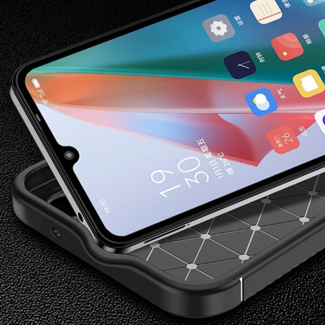Ударозахисний чохол HMC Carbon Fiber Texture на Xiaomi Redmi 14C 4G/Poco C75/Redmi A4 5G - чорний