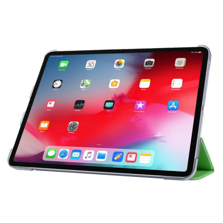 Чехол-книжка Silk Texture Three-fold на iPad Pro 11 2021 - зеленый