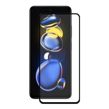 Захисне скло ENKAY 0.26mm 9H 3D для Xiaomi Poco X4 GT / Redmi Note 11T Pro - чорне