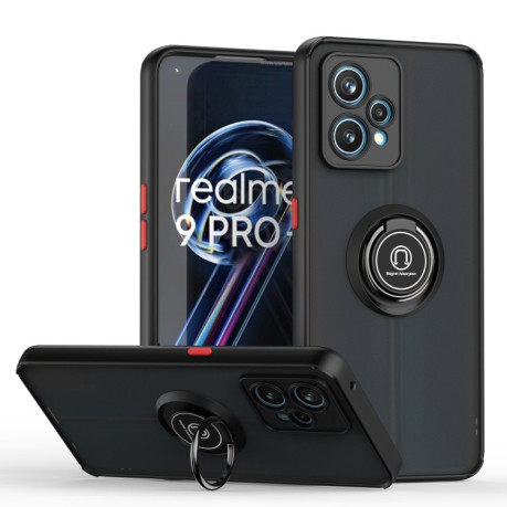 Противоударный чехол Q Shadow 1 Series для Realme 9 Pro - черно-красный