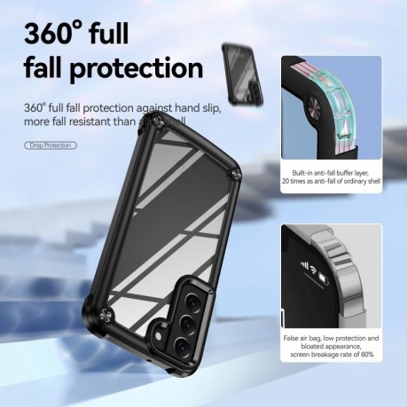 Протиударний чохол Soft Clear для Samsung Galaxy S23+Plus 5G - чорний