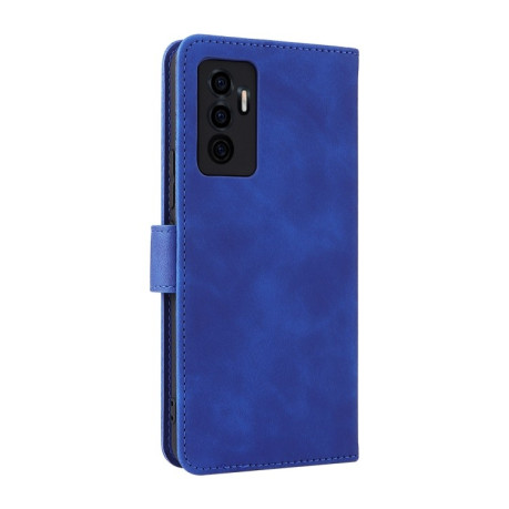 Чехол-книжка Buckle Calf Texture для Vivo S10e / V23e - синий