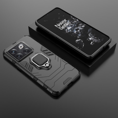 Противоударный чехол HMC Magnetic Ring Holder для OnePlus 10T 5G / Ace Pro 5G - черный