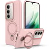 Гибридный чехол Gen1.5 Pivot Ring Holder TPU Hybrid PC с MagSafe и поворотным кольцом-держателем для Xiaomi Redmi 15 5G / 4G EU 171mm — розовый