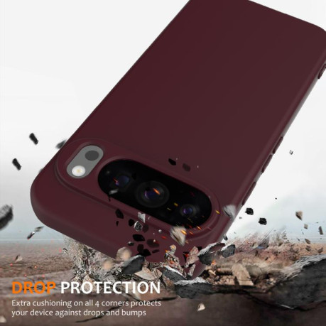 Силіконовий чохол Shockproof Silicone Magsafe для Google Pixel 10 Pro XL - коричневий