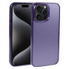 Противоударный чехол GEBEI Acrylic для iPhone 15 Pro Max - фиолетовый