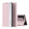 Чохол-книжка Electroplated Ultra-Thin для Samsung Galaxy S24 5G - рожевий