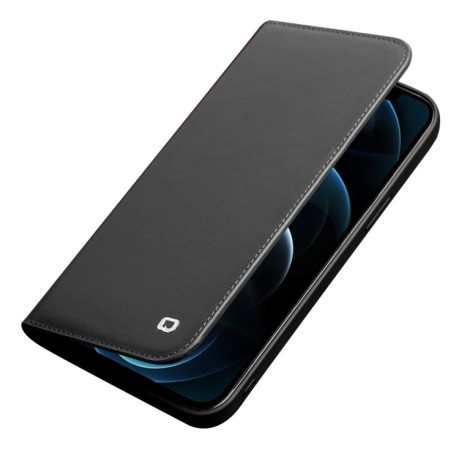 Кожаный чехол QIALINO Wallet Case для iPhone 12 Pro Max - Black