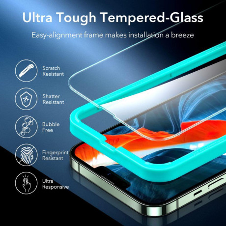 Прозорий чохол ESR Classic Hybrid + Screen Shield для iPhone 13 Pro Max - Clear