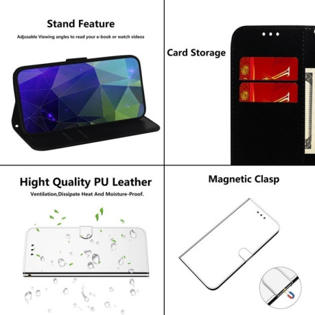 Чехол-книжка Imitated Mirror для Google Pixel 8 - серебристый
