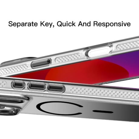 Чехол Mutural Ice Series MagSafe Gradient Matte на iPhone 17 Pro Max - синий