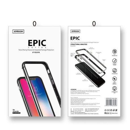 Бампер JOYROOM Epic Series на iPhone X -золотой