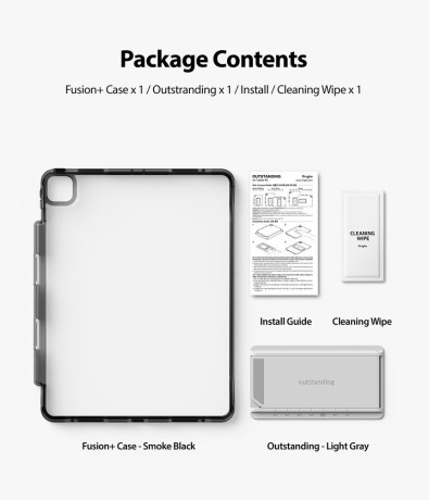 Чохол протиударний RINGKE GEN FUSION COMBO для iPad Pro 12.9 2021 - чорний