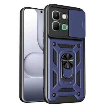 Протиударний чохол Sliding Camshield для Infinix Note Edge 5G — синій