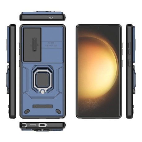 Протиударний чохол Sliding Camshield  для Samsung Galaxy S25 Ultra 5G - синій
