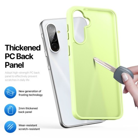 Чехол DUX DUCIS Yind Series TPU Hybrid PC на Samsung Galaxy A36 5G / A56 5G - зеленый