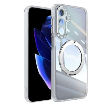 Противоударный чехол MagSafe Acrylic Hybrid для Samsung Galaxy A16 5G - белый