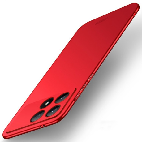 Ультратонкий чехол MOFI Frosted на Xiaomi Poco F6 Pro - красный