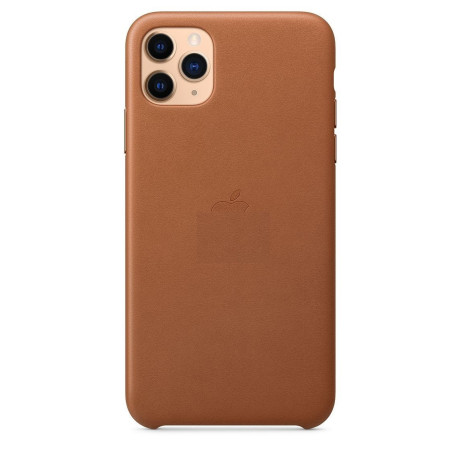 Кожаный Чехол Leather Case Saddle Brown для iPhone 11 Pro Max