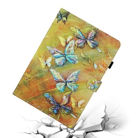 Чехол-книжка Coloured Drawing для iPad mini 6 - Butterflies