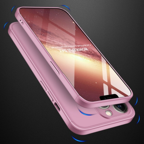 Противоударный чехол GKK Three Stage Splicing на iPhone 13 Pro - розовое золото