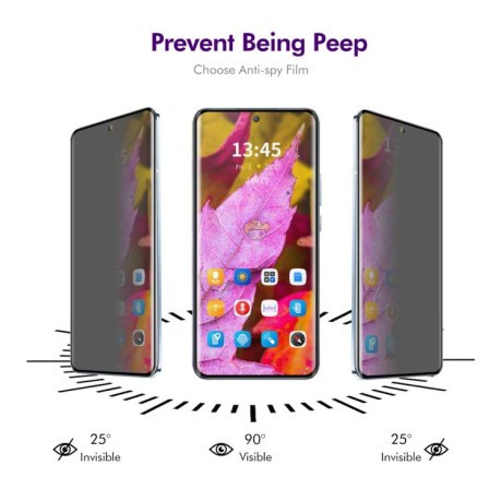 Защитное стекло ENKAY Hat-Prince Heat Bending Privacy Screen для OnePlus 13